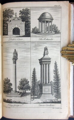 Stowe:A Description of the Magnificent House & Gardens 1777 Fold Plans Plates-image