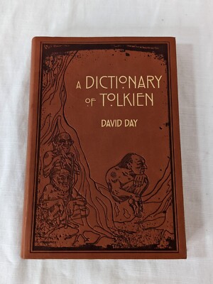 Tolkien Dictionary David Day Thunder Bay Press 2013 ,Embossed Faux Leather Cover-image