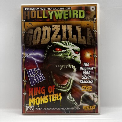 Godzilla King of the Monsters! (1956) Hollyweird / Region 4 *Good Condition* DVD-image