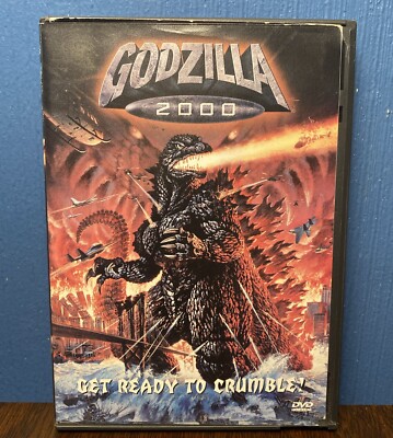 GODZILLA 2000 Movie DVD - Former Blockbuster Rental Copy 1999 Vintage Kaiju Film-image