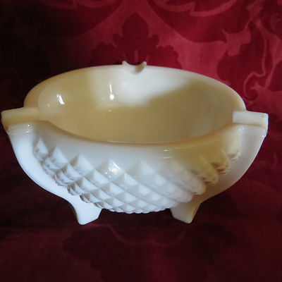 Westmoreland Glass Hobnail Footed Ashtray-image