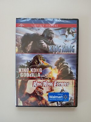 Universal King Kong, King Kong vs Godzilla, King Kong Escapes Movie DVD NEW -image