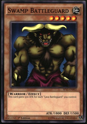 Yu-Gi-Oh! - Star Pack ARC-V Swamp Battleguard 2015 SP15-EN002 1st Edition-image