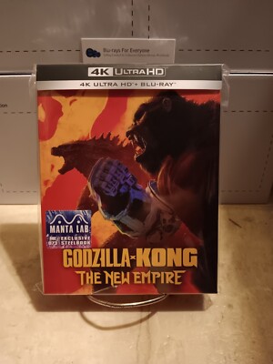 Godzilla X Kong The New Empire 4K Full Slip SteelBook Bluray [2024] MANTA LAB-image