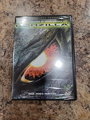 Godzilla (DVD, 1998, Marthew Broderick) New Sealed-image
