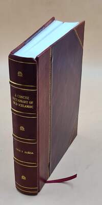 A Concise Dictionary Of Old Icelandic 1926 [Leather Bound]-image