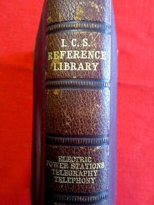 1905 1ST. I.C.S. REFERENCE LIBRARY/ ELECTRIC POWER STATIONS,TELEGRAPH,TELEPHONE-image
