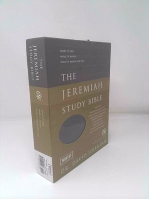 The Jeremiah Study Bible, Esv, Black Leatherluxe (Indexed): What It Says....-image