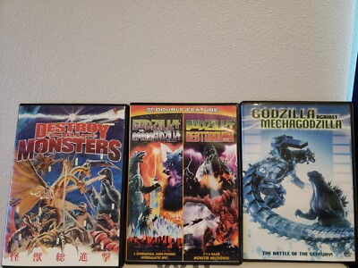 Godzilla Destroy All Monsters Spacegodzilla Destoroyah OOP DVD English Japanese-image