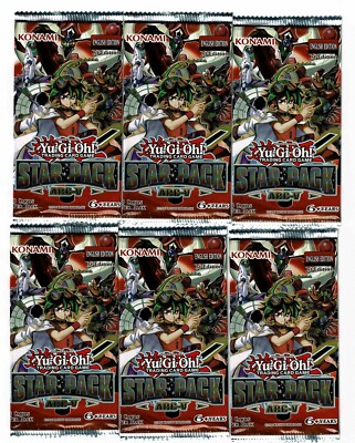YUGIOH - STAR PACK ARC-V  6 PACK LOT** ENGLISH BOOSTER PACK  1ST EDITION  SEALED-image