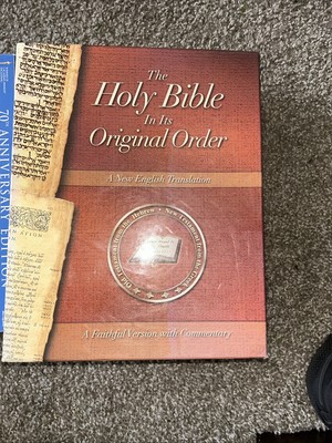 The Holy Bible In Its Original Order With Box A New English translation-image