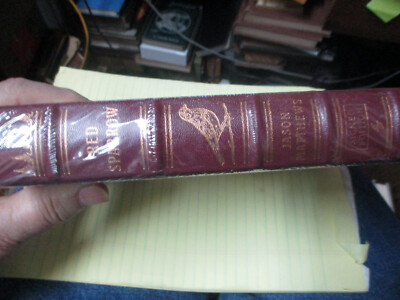 Red Sparrow by Jason Matthews,  Easton Press leather bound  NEW, sealed, signed-image