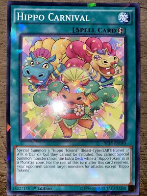 Hippo Carnival - Yu-Gi-Oh! SP15-EN040 1st Edition Shatterfoil Rare NM-image