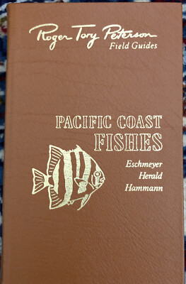 PACIFIC COAST FISHES,  ROGER TORY PETERSON FIELD GUIDE, LEATHER EASTON PRESS New-image
