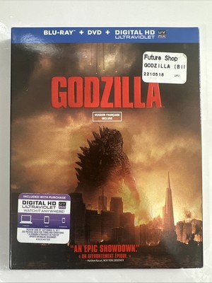 Godzilla (Blu-Ray/DVD/Digital HD) Brand New Sealed-image