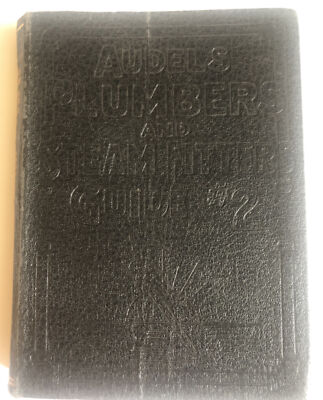 Vintage Audels Plumbers and Steam Fitters Guide #2 Leather Cover 1948-image