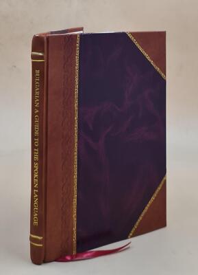 Bulgarian; A Guide To The Spoken Language. 1943 [Leather Bound]-image