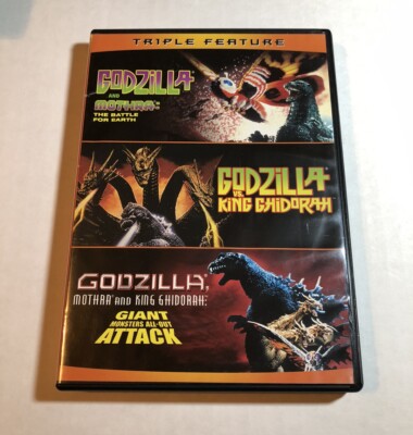 Godzilla and Mothra /Vs King Ghidorah/ Giant All-Out Monsters DVD TRIPLE FEATURE-image
