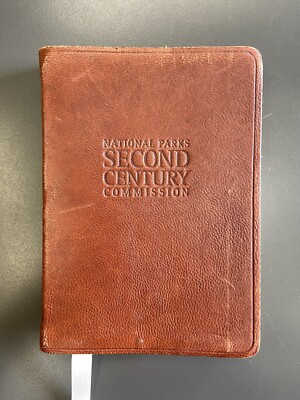 National Parks Second Century Commission Leather Bound 2008 EUC!-image