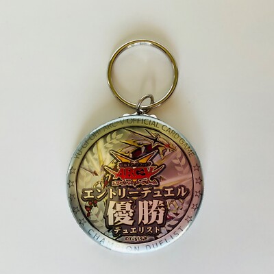 Yu-Gi-Oh! Arc-V Official Card Game Entry Duel Winner Can Badge Keychain Japan-image