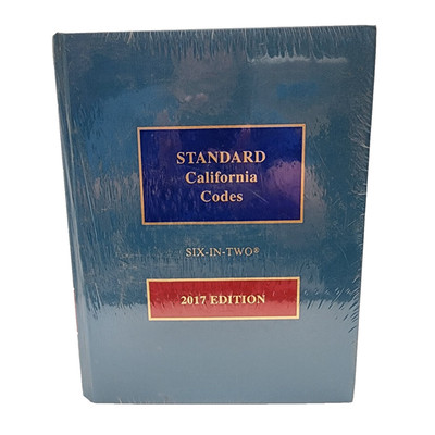 Movie Prop Law Book Standard California Codes Six-In-Two 2017 Sealed LexisNexis-image