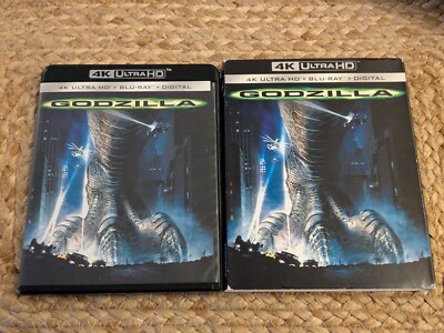 ⭐ Godzilla (4K UHD / Blu-ray, 1998) w/ Rare OOP slipcover -image