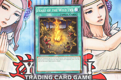 Yugioh Spell Card Feast of the Wild LV5 SP15-EN041 1st Edition Common-image