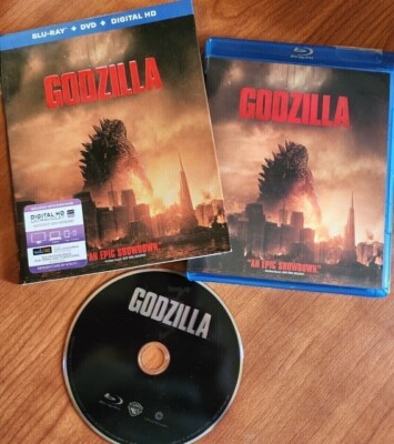GODZILLA (Blu-ray, 2014) 1 disc-image