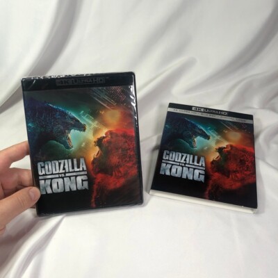 Godzilla vs. Kong (4K+Blu-ray) Slipcover-NEW-Free Shipping w/Tracking L@@K!-image
