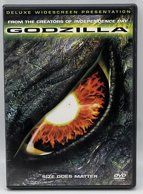 Godzilla (DVD, 1998, Widescreen) Matthew Broderick/Jean Reno/Maria Pitillo!-image