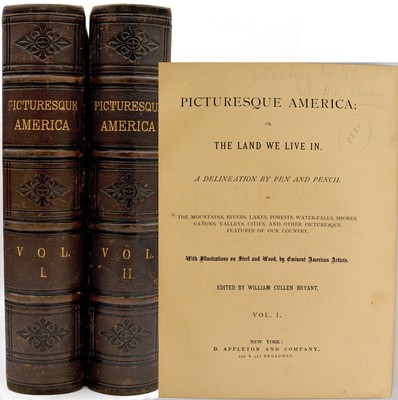 William Cullen Bryant / ILLUSTRATED BOOKS PICTURESQUE AMERICA OR THE #299079-image
