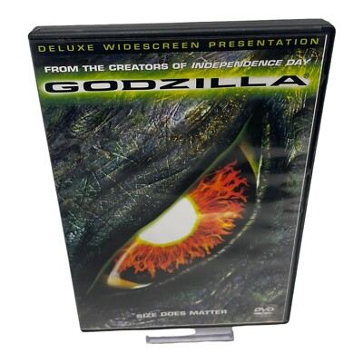 Godzilla (DVD, 1998, Closed Caption) Deluxe Widescreen Edition Sci-Fi & Fantasy-image