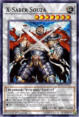 X-Saber Souza - SP15-EN033 - Shatterfoil - 1st Edition Near Mint Star Pack Arc V-image