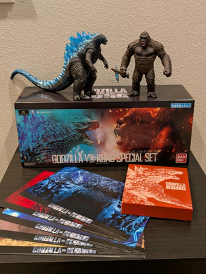 Bandai Movie Monster Series GODZILLA VS. KONG SPECIAL SET DVD 4k  UHD Bluray Set-image