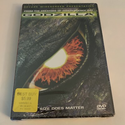 Godzilla (DVD, 1998, Deluxe Widescreen Edition) Brand New Sealed-image