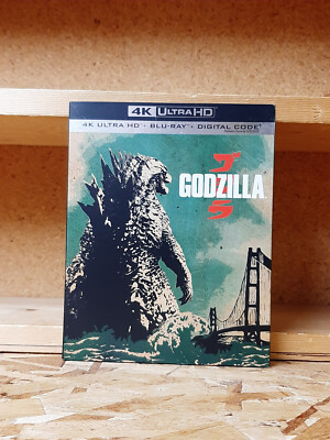 GODZILLA 2014 4K UHD/BLU-RAY Kaiju GARETH EDWARDS W/ SLIPCOVER-image