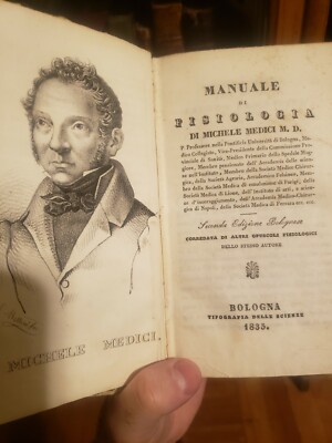 Manuale di Fisiologia - Michele Medici (1835 Italian antiquarian medical book)-image