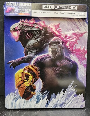 Godzilla x Kong: The New Empire Steelbook 4K Ultra HD, Blu-ray, Digital Code-image