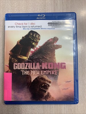 GODZILLA KONG THE NEW EMPIRE BLU RAY 2024 PLAYS GREAT!-image