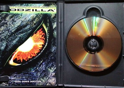 Godzilla (DVD, 1998) Sony Pictures Zilla Roland Emmerich-image