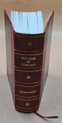 Textbook Of Geology / By Sir Archibald Geikie. 1882 [Leather Bound]-image