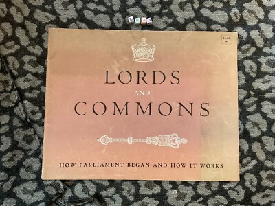 How Parliament Began , Lords and Commons , 1951 , Scarce ,-image