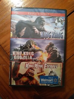 King Kong (2005) / King Kong vs Godzilla (1963) / King Kong Escapes (1967) [DVD]-image