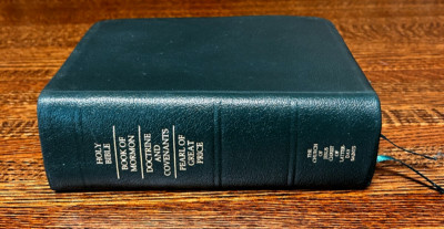 Holy Bible, Book Of Mormon, Doctrine And Covenants,Pearl Of Great Price Leather-image