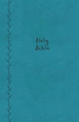 KJV Holy Bible: Value Compact Thinline, Teal Leathersoft, Red Letter, Comfort Pr-image