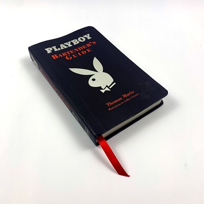 VTG Playboy Bartenders Guide Thomas Mario Recipes Black Paperback Sexy-image