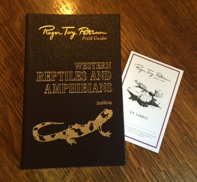 Western Reptiles and Amphibians Peterson Field Guide Easton Press 1985 Leather-image