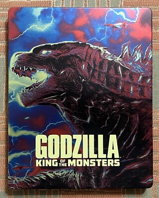 Godzilla King Of The Monsters 2-Disc 4K+Blu-ray Steelbook Region All U.K.-image