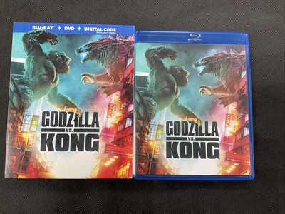 Godzilla vs. Kong (Blu-ray, 2021) With Slip Cover Free Shipping-image