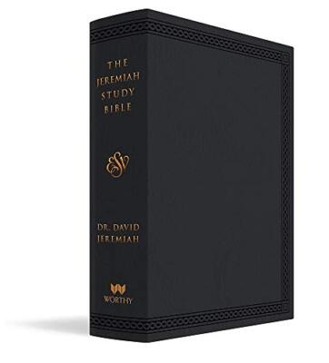The Jeremiah Study Bible ESV Black LeatherLuxe What It Says. What It Means. W...-image